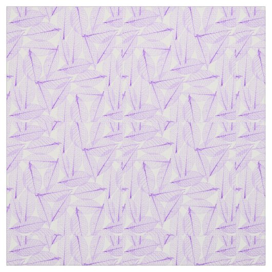Feuilles d'automne en tissu pourpre (Échantillon)