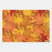 Feuilles d'automne enveloppant des feuilles de pap (Devant)