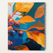 Feuilles d'automne et baies. Abstrait automne flor (Dos)