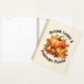 Feuilles d'automne et Citrouilles s'il vous plaît (Devant avec enveloppe)