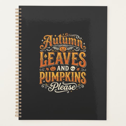 Feuilles d'automne et citrouilles s'il vous plaît (Devant)