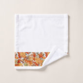 Feuilles d'automne et groupe de glands (Gant de toilette)