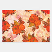 Feuilles d'automne et Motif d'automne Citrouille (Devant 3)