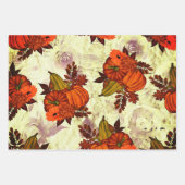 Feuilles d'automne et Motif d'automne Citrouille (Devant 2)