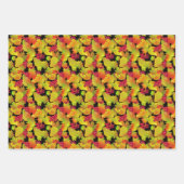 Feuilles d'automne et papier d'emballage de fruits (Devant 2)