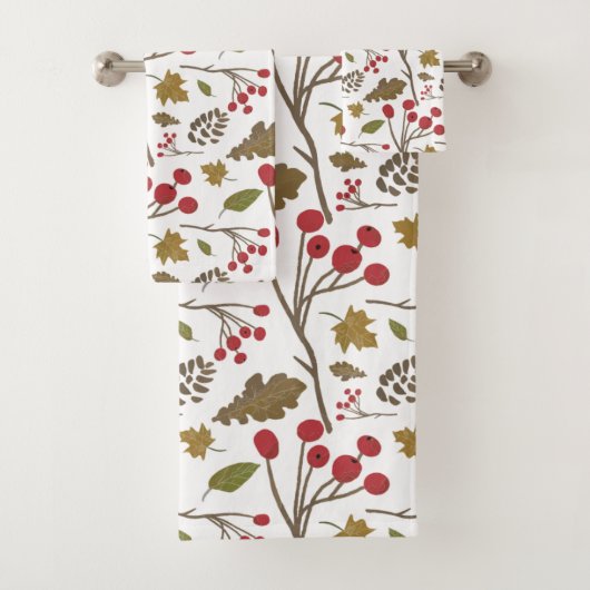 Feuilles d'automne feuillage saint motif de la cou (En situation)