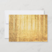 Feuilles d'automne Golden Automne Russe Woods RSVP (Dos)