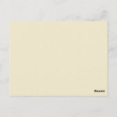 Feuilles d'automne II Numéro de tableau Carte post (Dos)