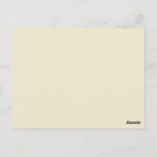 Feuilles d'automne II Numéro de tableau Carte post (Dos)