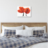 Feuilles d'automne - Impression en toile (Insitu(Chambre))