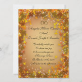 Feuilles d'automne Invitation Mariage de automne (Devant)
