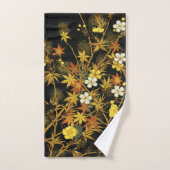 Feuilles d'automne japonaises Antique botanique (Serviette à main)
