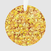 Feuilles d'automne, jaune doré (devant)