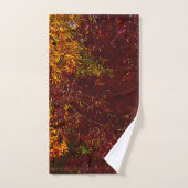 Feuilles d'automne Jaune et pourpre, ZSSPG (Serviette à main)