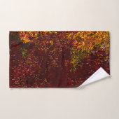 Feuilles d'automne Jaune et pourpre, ZSSPG (Serviette à main)