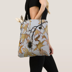 Feuilles d'automne jaune Sac fourre-tout