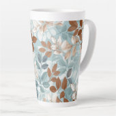 Feuilles d'automne Latte Mug (Angle droit)