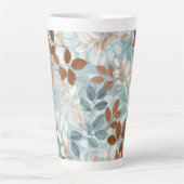 Feuilles d'automne Latte Mug (Devant)