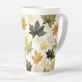 Feuilles d'automne Latte Mug (Angle droit)