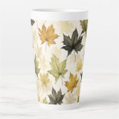 Feuilles d'automne Latte Mug (Devant)