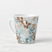 Feuilles d'automne Latte Mug (Angle gauche)