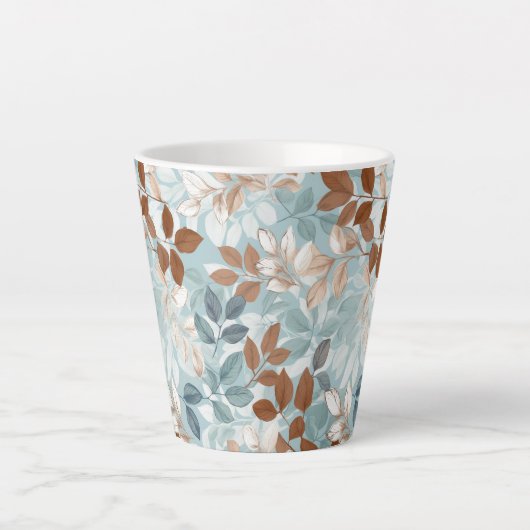 Feuilles d'automne Latte Mug (Devant)