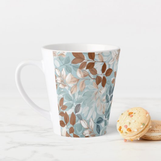 Feuilles d'automne Latte Mug (En situation)