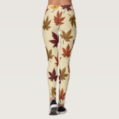 feuilles d'automne Leggings (Dos)