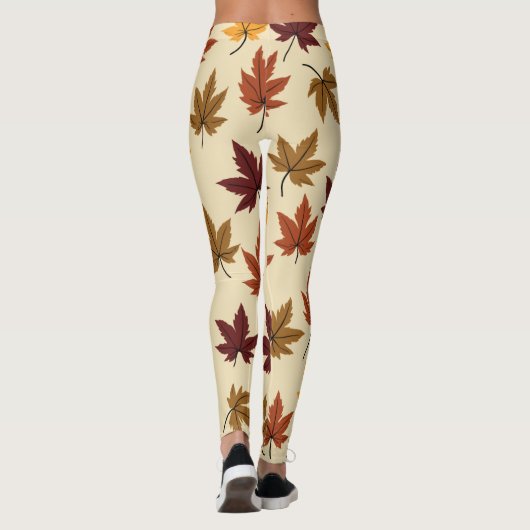 feuilles d'automne Leggings (Dos)
