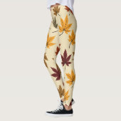 feuilles d'automne Leggings (Gauche)