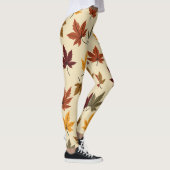 feuilles d'automne Leggings (Droite)