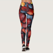 Feuilles d'automne Leggings (Dos)