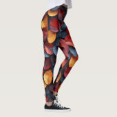 Feuilles d'automne Leggings (Droite)