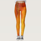 Feuilles d'automne Leggings (Devant)