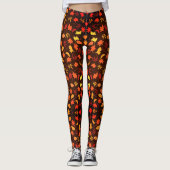 Feuilles d'automne Leggings (Devant)