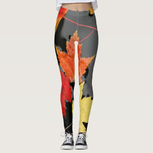Feuilles d'automne Leggings