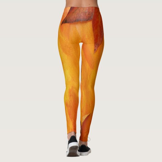 Feuilles d'automne Leggings (Dos)