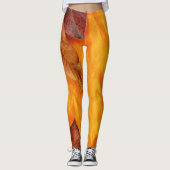 Feuilles d'automne Leggings (Devant)