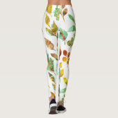 Feuilles d'automne Leggings Motifs (Dos)