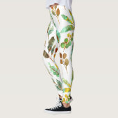 Feuilles d'automne Leggings Motifs (Gauche)