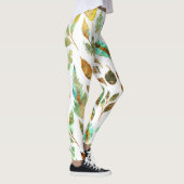 Feuilles d'automne Leggings Motifs (Droite)