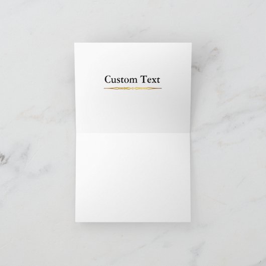 Feuilles d'automne Merci note (Intérieur)