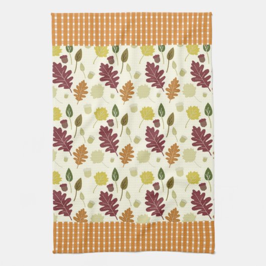 Feuilles d'automne Microfibre Serviette de cuisine (Vertical)