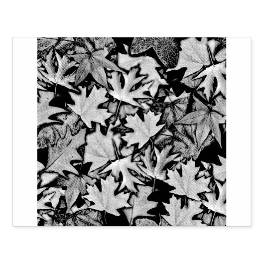 Feuilles d'automne Motif Répétition du tampon en c (Impression)