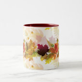Feuilles d'automne Mug (Centre)