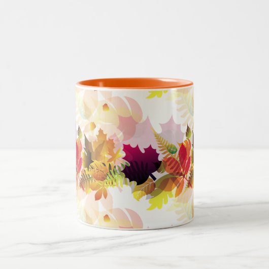 Feuilles d'automne Mug (Centre)