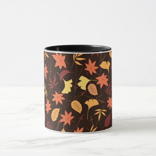 Feuilles d'automne Mug (Centre)