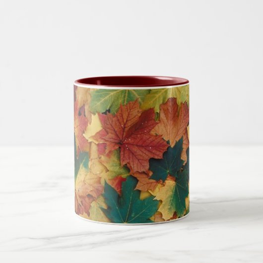 Feuilles d'automne Mug (Centre)