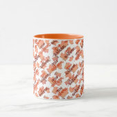 Feuilles d'automne Mug à café bicolore (Centre)