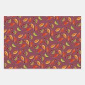 Feuilles d'automne Noix châtaignes Motif Élégant a (Devant 3)